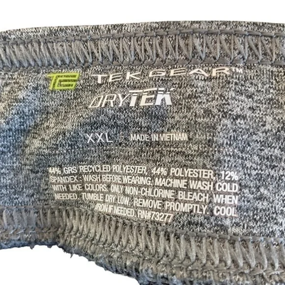 Tek Gear Grey Skorts with Zipper pockets Size XXL - Picture 4 of 8
